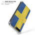 Sweden Flag Distressed iPhone 7/8 Plus Clear Case